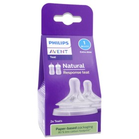 PHILIPS AVENT SCY961/02 NATURAL RESPONSE TEATS 1 0M+ 2S