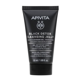 Apivita Black Detox Cleansing Jelly Face & Eyes 50ml Travel Size