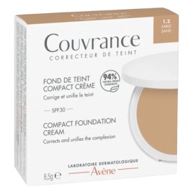 Avene Couvrance Compact Foundation Cream 1.2 Sand 8,5g,  Συμπαγές M...