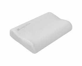 KikkaBoo Memory Foam Cot Wedge Pillow Airknit White KikkaBoo Memory Foam Cot Wedge Pillow Airknit White