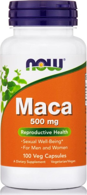 Now Maca 500mg 100 Vegetarian Capsules