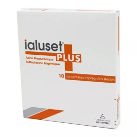 Ialuset Plus 10 Gauzes / Compresses Sterille