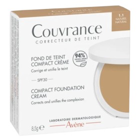Avene Couvrance Compact Foundation Cream 1.1 Natural 8,5g, Συμπαγές...