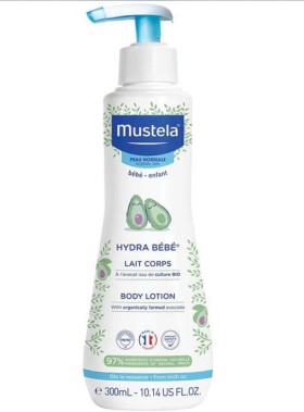 MUSTELA HYDRA BEBE BΟDY LOTION, MOISTURIZES& STRENGTHENS 300ML