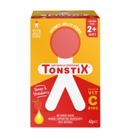 Tonstix Honey & Strawberry 6 Jelly Pops