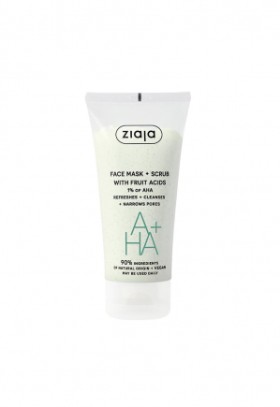 Ziaja Face Mask & Scrub With Fruit Acids 55ml