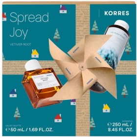Korres Spread Joy Vetiver Root Edt 50ml & Shower Gel 250ml Set
