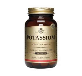 Solgar Potassium x 100 Tablets - For Nerve & Muscle Health - Promotes Electrolyte Balance