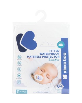 Kikka Boo Mattress Protector Fitted Bamboo 60/120/15 cm