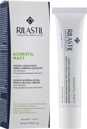 Rilastil Acnestil Matt Cream Sebum-Normalizing Moisturizing Cream 40ml