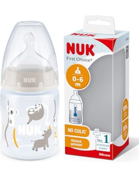 Nuk Fc Bottle Temperature 0-6m 150ml Pink/Blue