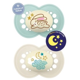 MAM NIGHT PACIFIER 6-16M 2S UNISEX