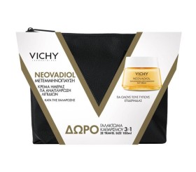 Vichy Neovadiol Day Cream & One Step Cleanser 3in1 Bag Set Xmas24