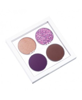 Seventeen Vibrant Eyes Quad Palette No 3 Purple Pop