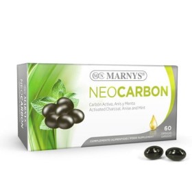 Marnys Neocarbon 60 Caps, Συμβάλει στη μείωση των εντερικών αερίων ...