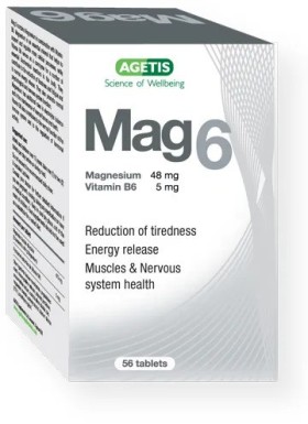 Agetis MAG6 - Magnesium & Vitamin B6 x 56 Tablets