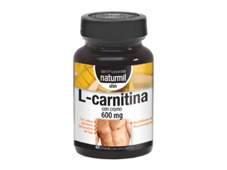 l carnitina naturlifes Naturmil L-Carnitina Slim 600mg 60 Capsules