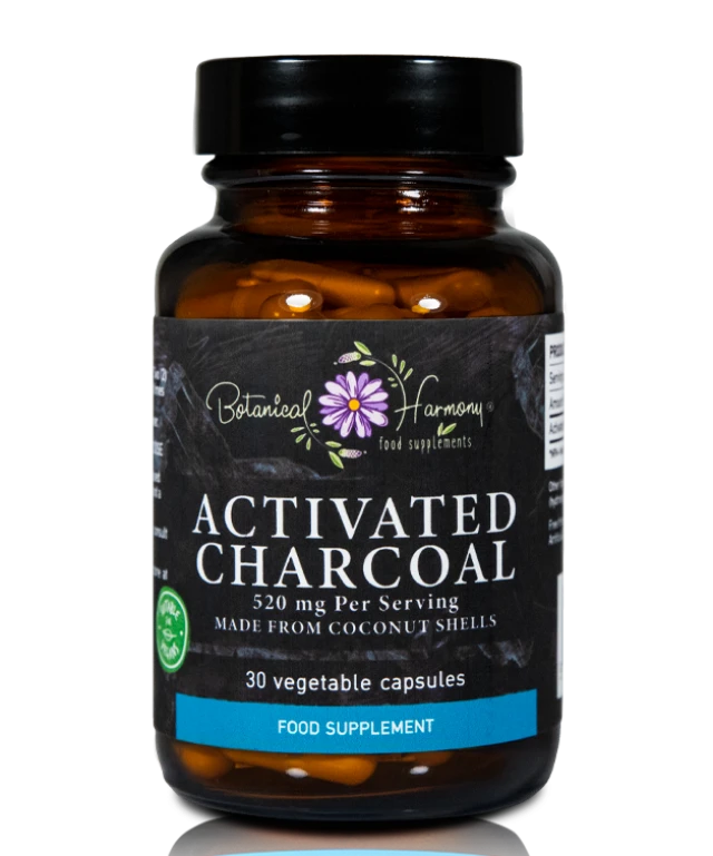 Botanical Harmony Activated Charcoal 520mg x 30 Capsules A