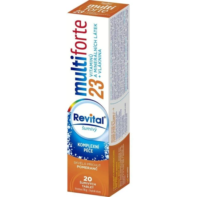 REVITAL MULTI FORTE ORANGE 20EFFERVESCENT TABLETS Epharmadora