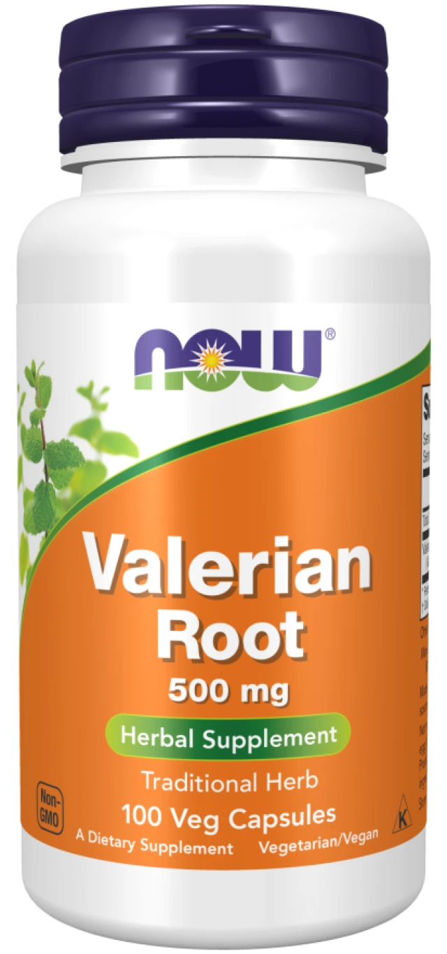 Now Foods Valerian Root 500mg x 100 Veg Capsules Epharmadora