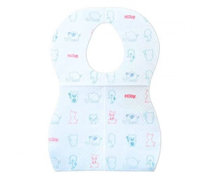 Nuby store plastic bibs