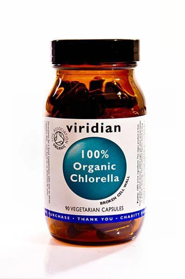 VIRIDIAN ORGANIC CHLORELLA 90s A NATURAL SOURCE OF CHLOROPHYLL