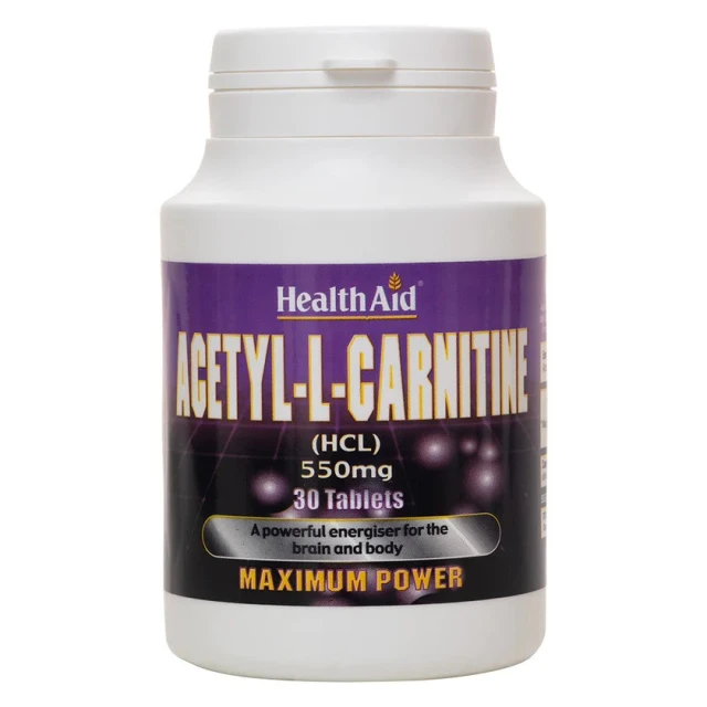 Health Aid Acetyl L Carnitine 550mcg x 30 Tablets Epharmadora