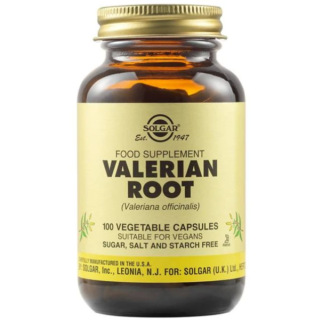 Solgar Valerian Root x 100 Capsules For Insomnia Stress