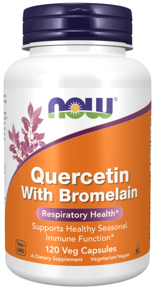 Now Foods Quercetin With Bromelain x 120 Veg Capsules Epharmadora