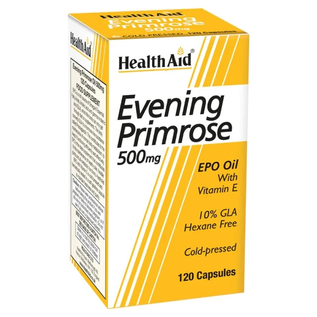 Health Aid Evening Primrose Oil 500mg x 120 Capsules Epharmadora