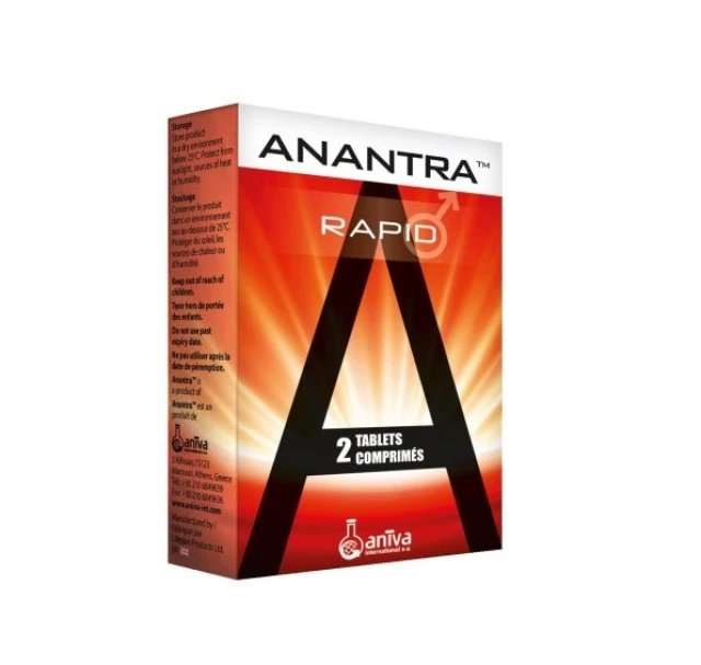 Anantra Rapid 600mg x 2 Tablets For Erectile Dysfunction