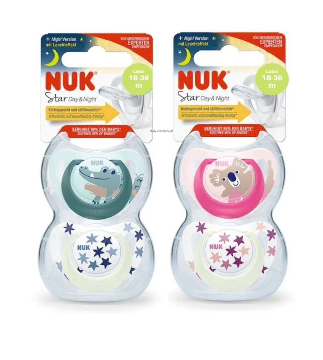 Nuk night best sale and day soother