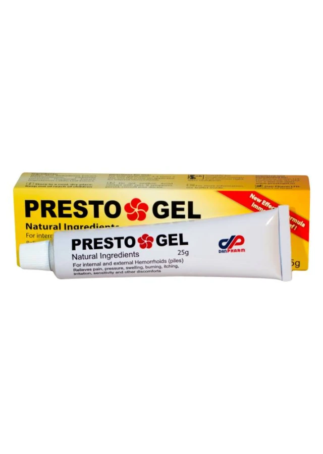 Presto Gel - Natural Hemorrhoid Rectal Suppositories - Rapid Hemorrhoid  Treatment and Relief from Itching, Swelling, Burning and Discomfort - Pack  of