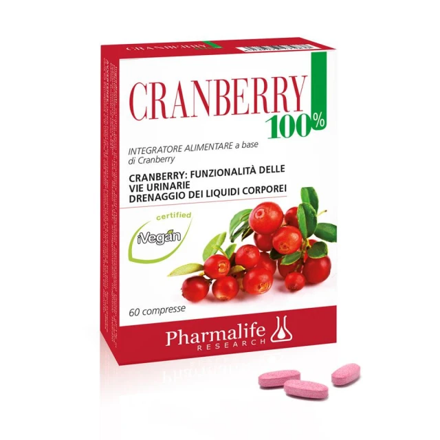 PHARMALIFE CRANBERRY 100 60TABLETS Epharmadora