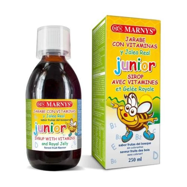 MARNYS MULTIVITAMIN SYRUP WITH ROYAL JELLY JUNIOR 125ML Epharmadora