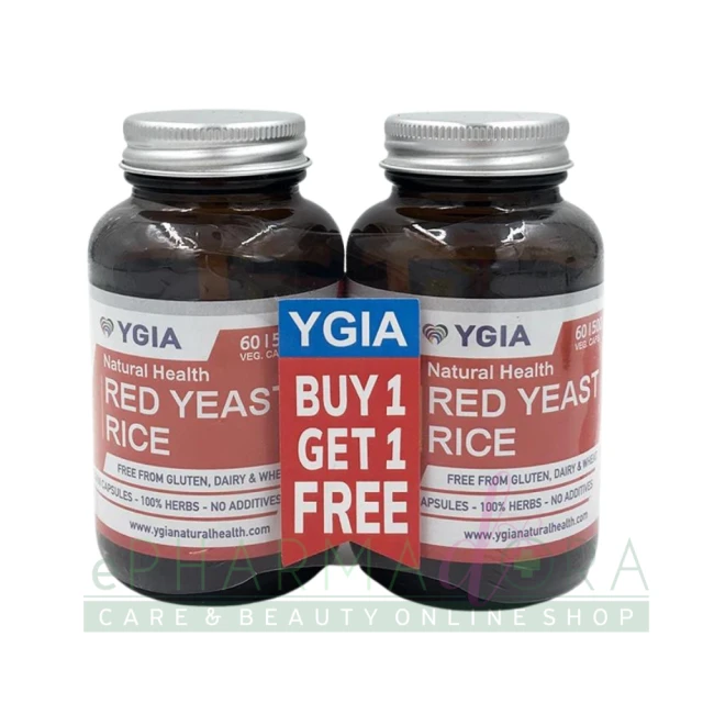 Ygia Red Yeast Rice 500mg x 60 Capsules 1 1 Free Epharmadora